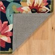Riverbay Furniture Zaire 5'X7' Polyester and Cotton Area Rug - Cactus Navy/Multi