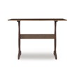 Riverbay Furniture Transitional Wood Corner Nook Dining Set in Brown
