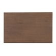 Riverbay Furniture Transitional Wood Corner Nook Dining Set in Brown