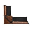 Riverbay Furniture Kerry Planked Solid Wood Dining Nook Set in Black