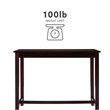 Riverbay Furniture Rubberwood Walnut Brown Pub Table Rectangular 47.25