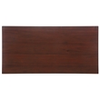 Riverbay Furniture Rubberwood Espresso Brown Pub Table Rectangular 27.25