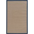 Riverbay Furniture 4' x 6' Transitional Wool Rug in Cork and Blue