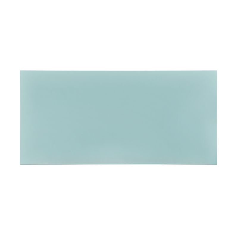 Riverbay Furniture Transitional Wood Lift Top Stand Up Desk in Turquoise Blue