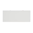 Riverbay Furniture Modern 2-Drawer Wood/Metal Desk in White/Gold