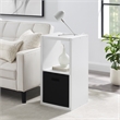 Riverbay Furniture Two Cubby Wood Storage Cabinet in White