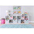 Riverbay Furniture Six Cubby Wood Storage Cabinet in White