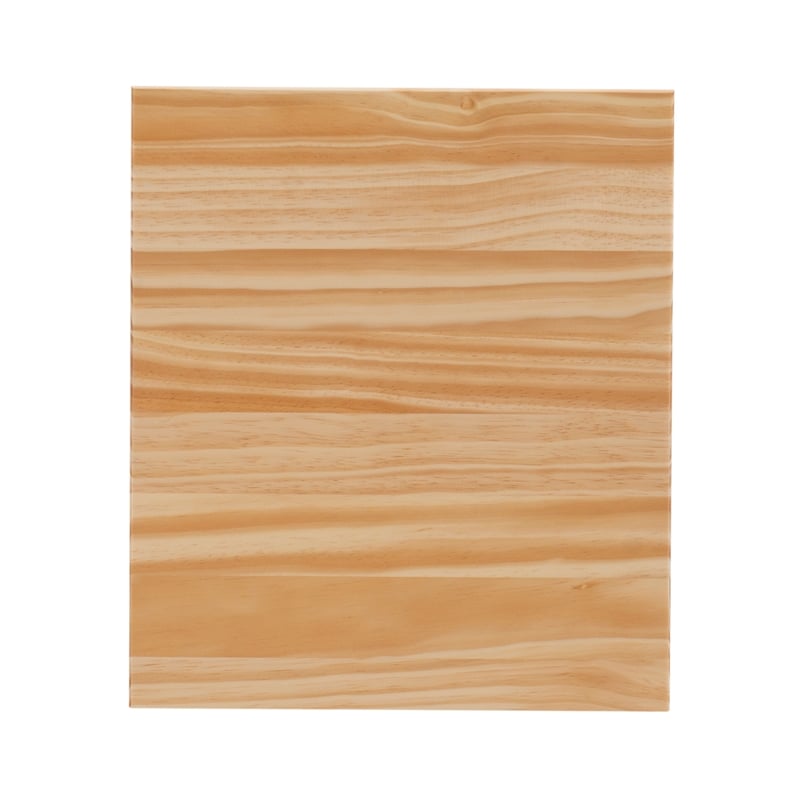 Riverbay Furniture Six Drawer Wood Rolling Storage Cart in Brown