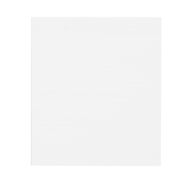 Riverbay Furniture Six Drawer Wood Rolling Storage Cart in White Wash