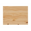 Riverbay Furniture Wood Natural Rolling Storage Cart Rectangular Casters 20.75