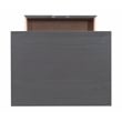 Riverbay Furniture 8-Drawer Transitional Wood Storage Cart w/ Casters in Gray