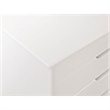 Riverbay Furniture 8-Drawer Transitional Wood Storage Cart in White Wash