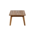 Riverbay Furniture Wood Outdoor Chat Set in Blue