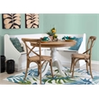 Riverbay Furniture Wood Corner Breakfast Nook in White