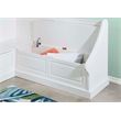 Riverbay Furniture Wood Corner Breakfast Nook in White