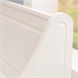 Riverbay Furniture Corner Storage Nook with 2Tone Round Table White/Natural Wood