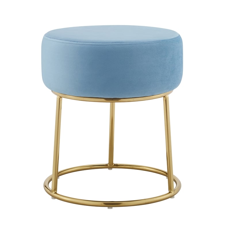 Light blue 2024 vanity stool