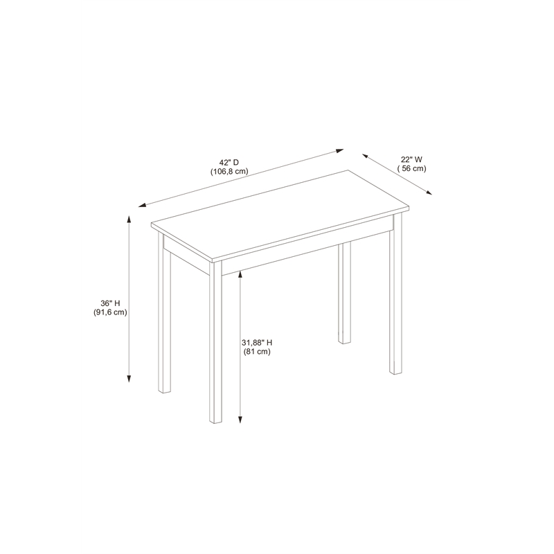 Riverbay Furniture Three Piece Wood Faux Marble Tavern Set in Black