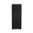Riverbay Furniture 8-Drawer Transitional Wood Rolling Storage Cart in Black