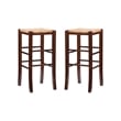 Riverbay Furniture Traditional Backless Set of Two Wood 29