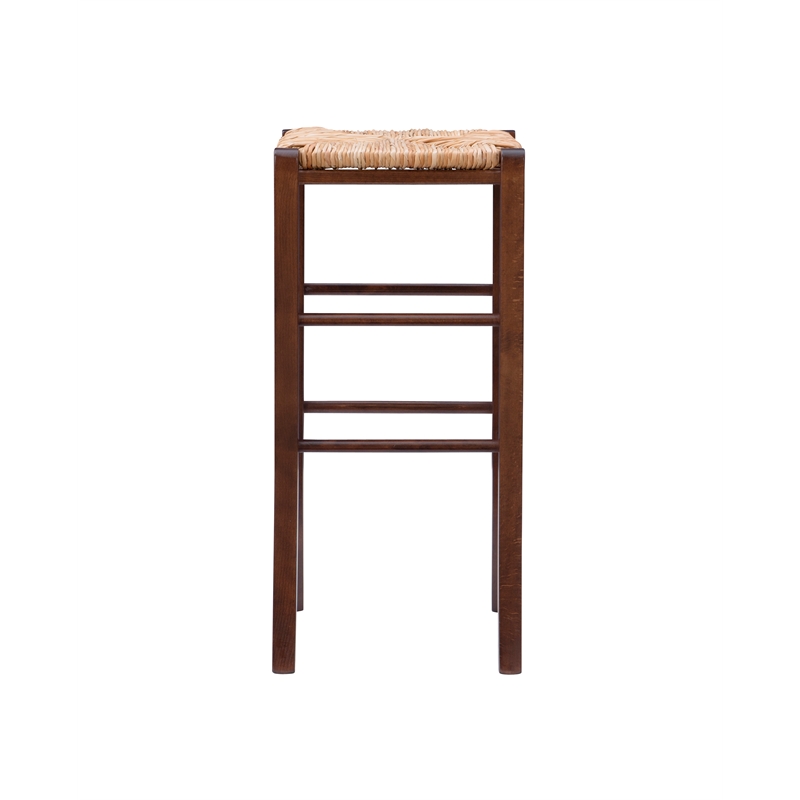 Riverbay Furniture Traditional Backless Set of Two Wood 29