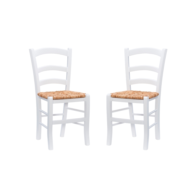 Riverbay Furniture Farmhouse Set of Two Wood 18.1