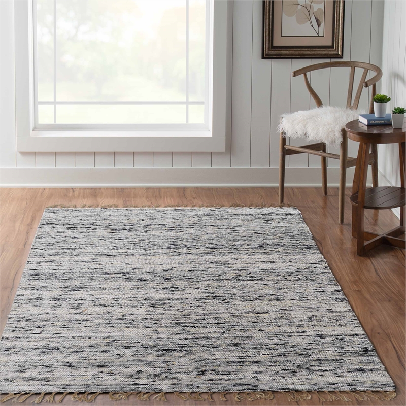 Riverbay Furniture Loop Hand Woven Wool 5'3