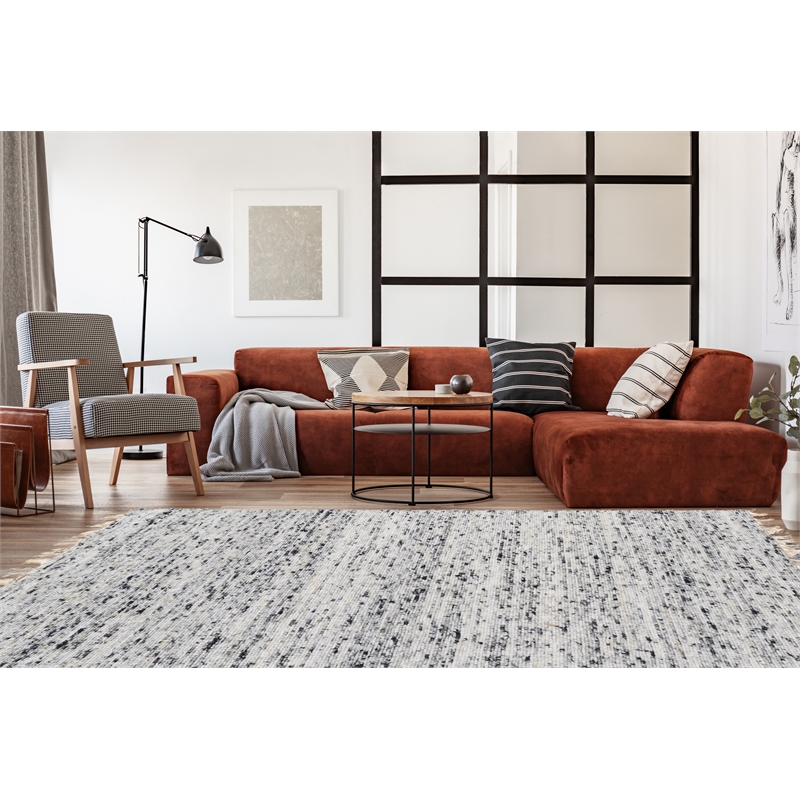 Riverbay Furniture Loop Hand Woven Wool 7'10