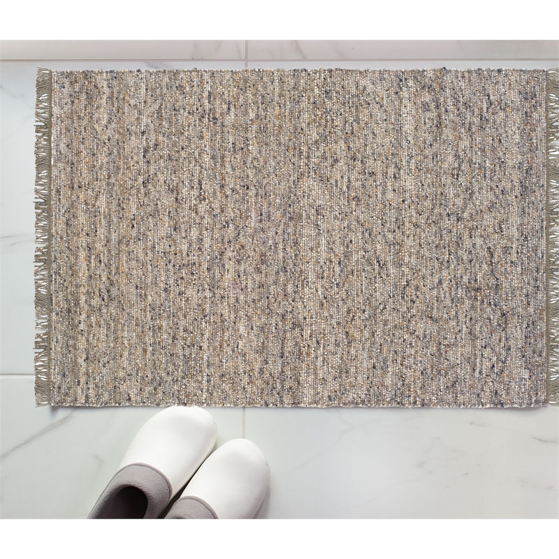 Riverbay Furniture Loop Hand Woven Wool 1'10