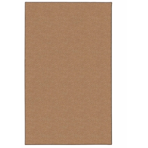 Riverbay Furniture Transitional Hand Tufted Wool 1'10&quotx2'10&quot Rug in Cork Brown