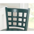 Riverbay Furniture Transitional Beech Wood Set of Two Counter Stools in Green