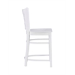 Riverbay Furniture Transitional Beech Wood Set of Two Counter Stools in White