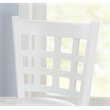 Riverbay Furniture Transitional Beech Wood Set of Two Counter Stools in White