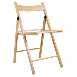 riverbay furniture traditional wood folding chairs set of four in natural