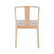 Riverbay Furniture Mid-Century Beech Wood Chair in Natural