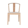 Riverbay Furniture Mid-Century Beech Wood Chair in Natural