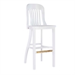 Riverbay Furniture Transitional Wood Set of Two Counter Stools in White
