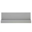Riverbay Furniture Modern Wood Two Drawer Desk in Gray