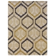 Riverbay Furniture Transitional Polyester 5'x7' Rug in Cream and Stone