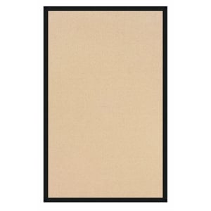 Riverbay Furniture Machine Tufted Wool 8'x11' Rug in Natural and Black