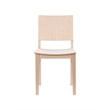 Riverbay Furniture 19'' Mid-Century Wood Side Chair in Natural (Set of 2)