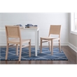 Riverbay Furniture 19'' Mid-Century Wood Side Chair in Natural (Set of 2)