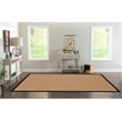 Riverbay Furniture Machine Tufted Wool 8'x11' Rug in Cork Brown and Black