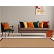 Riverbay Furniture Machine Tufted Wool 8'x11' Rug in Cork Brown and Brown