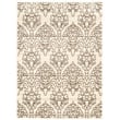 Riverbay Furniture Transitional Polypropylene 8'x10' Rug in Cream and Brown