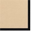 Riverbay Furniture Machine Tufted Wool 4'x6' Rug in Natural and Black Leather