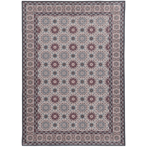 Riverbay Furniture Traditional Woven Polyester 6'7&quotx9'7&quot Rug Ivory