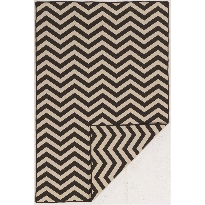 Riverbay Furniture Transitional Reversible Chevron Wool 2'6