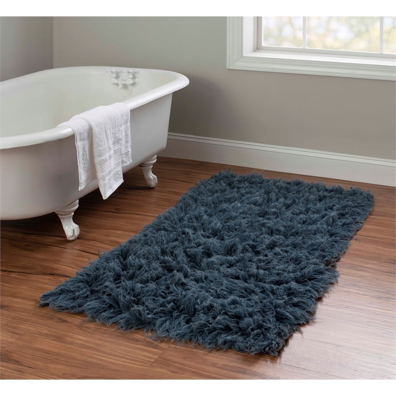 Riverbay Furniture Flokati Hand Woven Wool 2'4