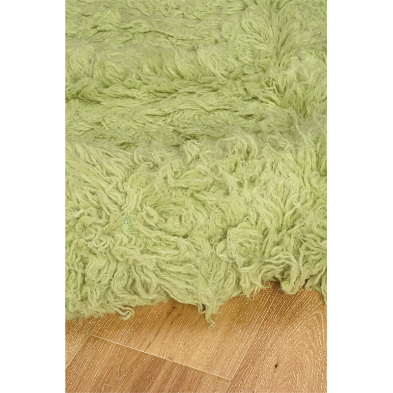 Riverbay Furniture Flokati Hand Woven Wool 2'4